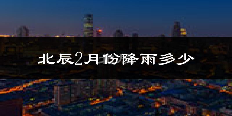 北辰2月份降雨多少?