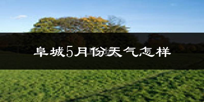 阜城县5月份天气如何?很热吗?
